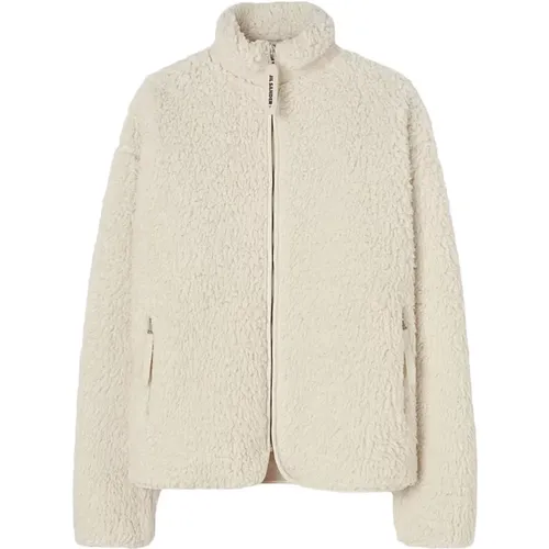 Faux-Shearling Zip Cardigan , male, Sizes: M - Jil Sander - Modalova