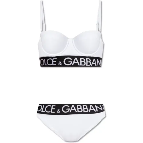 Wende-Bikini , Damen, Größe: XS - Dolce & Gabbana - Modalova