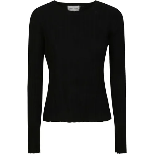 Evie Long Sleeve Ribbed TOP , female, Sizes: S, M - Loulou Studio - Modalova