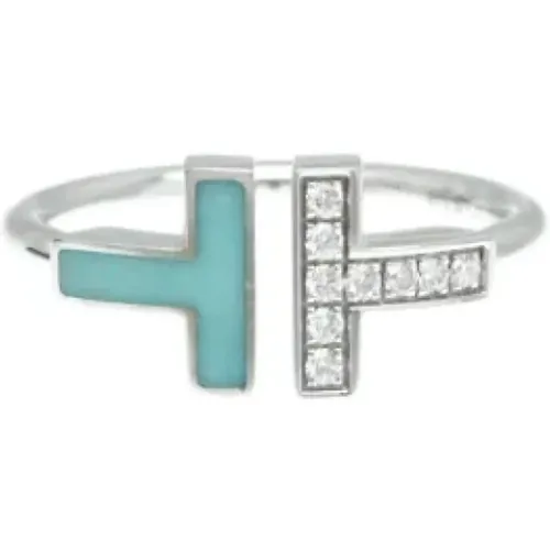 Pre-owned White Gold rings , female, Sizes: ONE SIZE - Tiffany & Co. Pre-owned - Modalova