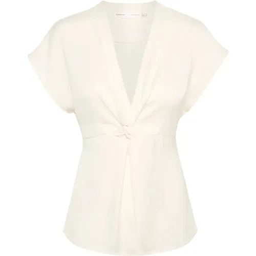 Feminine Bluse mit Knotendetail , Damen, Größe: XS - InWear - Modalova