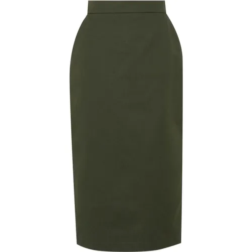Cotton Skirt with Pockets , female, Sizes: XS - Max Mara - Modalova