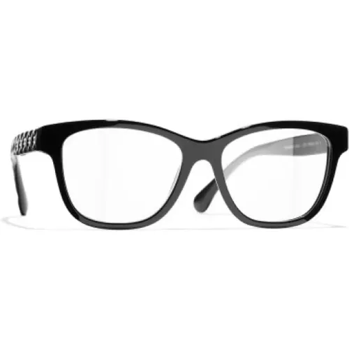 Klassische Schwarze Optische Brille,Schwarze Optische Brille mit Originalzubehör - Chanel - Modalova
