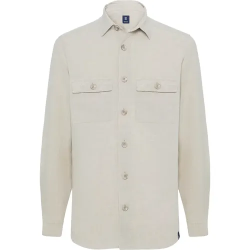 Casual Shirts , Herren, Größe: L - Boggi Milano - Modalova