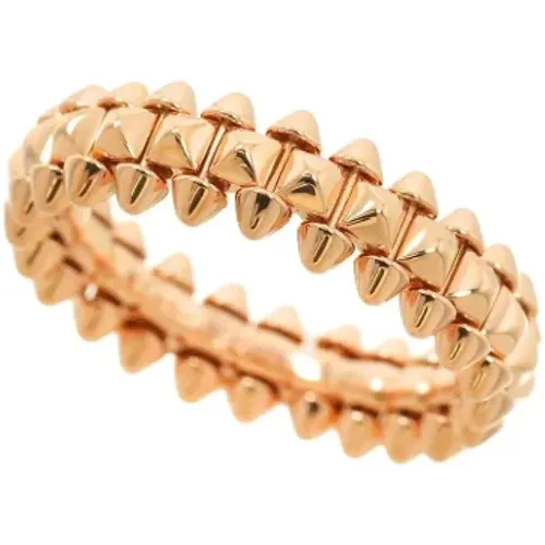 Pre-owned Rose Gold rings , female, Sizes: ONE SIZE - Cartier Vintage - Modalova