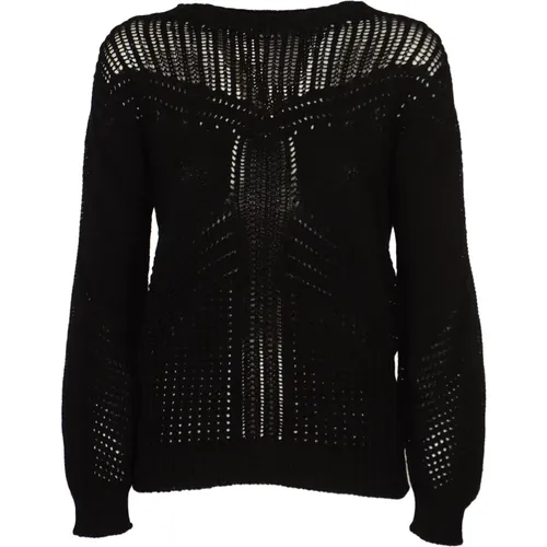 Schwarze Pullover für Frauen , Damen, Größe: XS - alberta ferretti - Modalova
