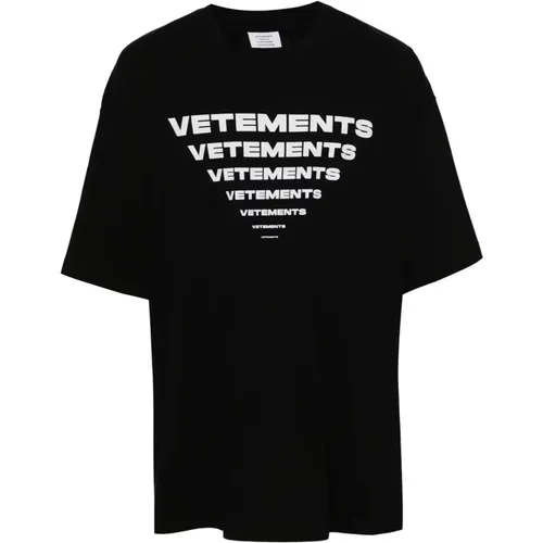 Pyramid Logo T-Shirt Vetements - Vetements - Modalova