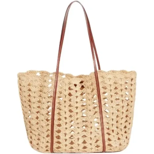 Provence Capsule Basket - Natural Raffia , female, Sizes: ONE SIZE - Vanessa Bruno - Modalova