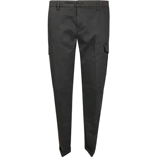 Cargo Gabardine Pants , male, Sizes: W35, W32, W30, W33, W34, W31 - Dondup - Modalova