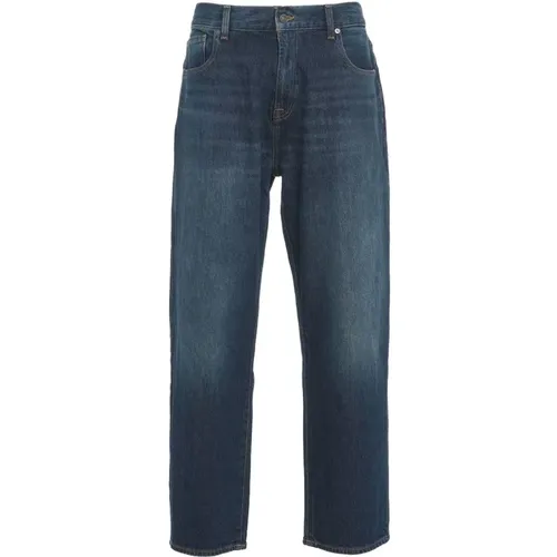 Straight Jeans Ryan Threadlike , male, Sizes: W33, W31 - 7 For All Mankind - Modalova