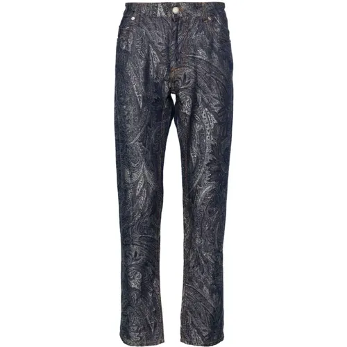 Darkblue Jeans Ss24 , male, Sizes: W31 - ETRO - Modalova