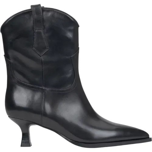 Women's Leather Ankle Boots with Pointed Toe Er00116136 , female, Sizes: 3 UK, 6 UK, 7 UK, 4 UK, 5 UK, 2 UK - Estro - Modalova