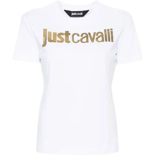 Logo T-shirts and Polos , female, Sizes: L - Just Cavalli - Modalova