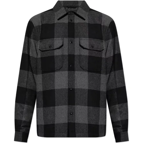 Isoliertes Hemd mit Karomuster , Herren, Größe: 2XL - Woolrich - Modalova