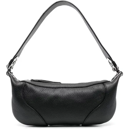 Mini amira leather handbag , female, Sizes: ONE SIZE - By FAR - Modalova