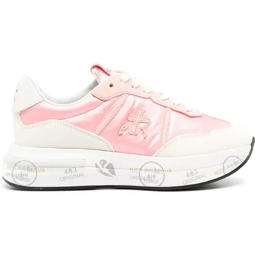 Cassie Nylon Leder Sneakers , Damen, Größe: 39 EU - Premiata - Modalova