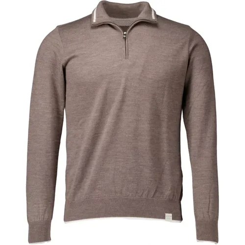 Brauner Pullover Stil 14311147 , Herren, Größe: L - PAUL & SHARK - Modalova