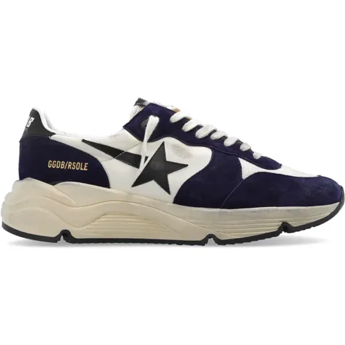 Running Sole Spezzata sneakers , male, Sizes: 9 UK - Golden Goose - Modalova