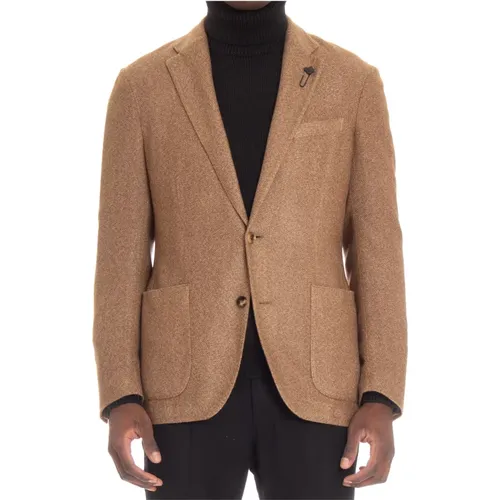 Jacket with Patch Pockets , male, Sizes: L, XL, M, 2XL - Lardini - Modalova