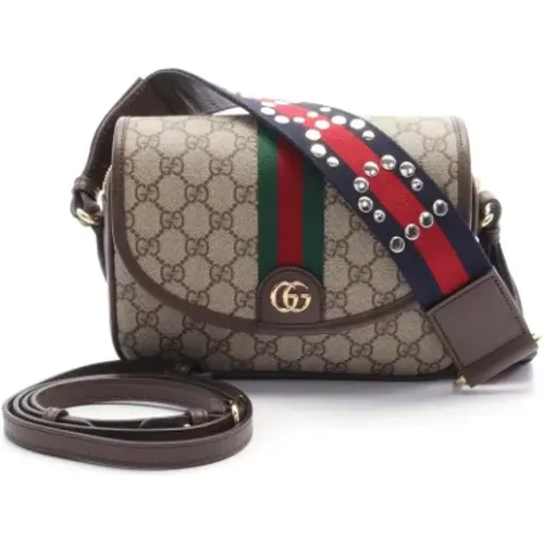 Pre-owned Leather crossbody-bags , female, Sizes: ONE SIZE - Gucci Vintage - Modalova