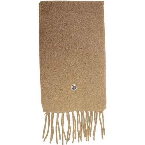 Winter Alpaca Scarf , female, Sizes: ONE SIZE - Moncler - Modalova