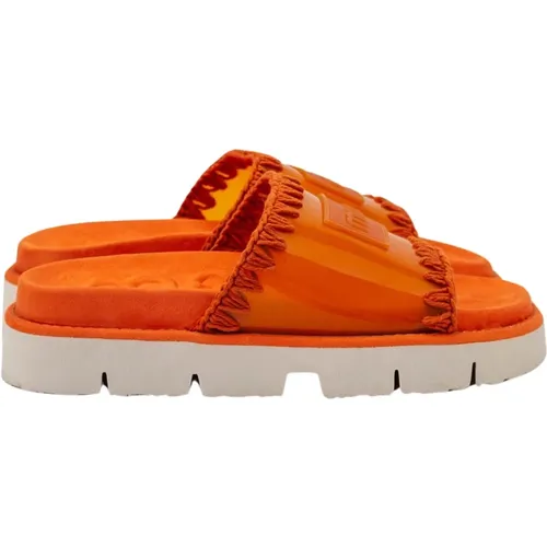 Bio Sandal Pumpkin Monoband , Damen, Größe: 36 EU - Mou - Modalova