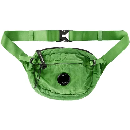 Grüne Sacoche Tasche , Herren, Größe: ONE Size - C.P. Company - Modalova