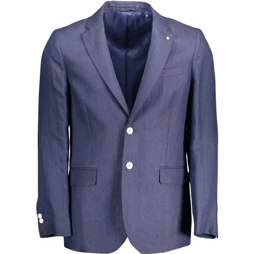 Ele Linen Jacket Classic , male, Sizes: XL - Gant - Modalova