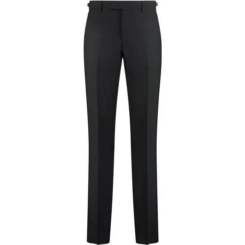 Classic Virgin Wool Trousers , male, Sizes: M, XL - Versace - Modalova