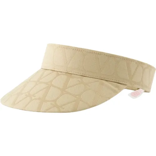 Adjustable Visor with VLogo Print , female, Sizes: 57 CM, 55 CM - Valentino Garavani - Modalova