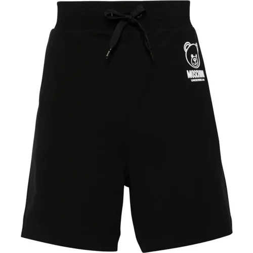 Schwarze Shorts für Frauen , Herren, Größe: S - Moschino - Modalova