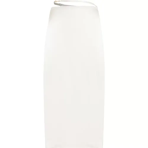 Off Notte Skirt , female, Sizes: S - Jacquemus - Modalova