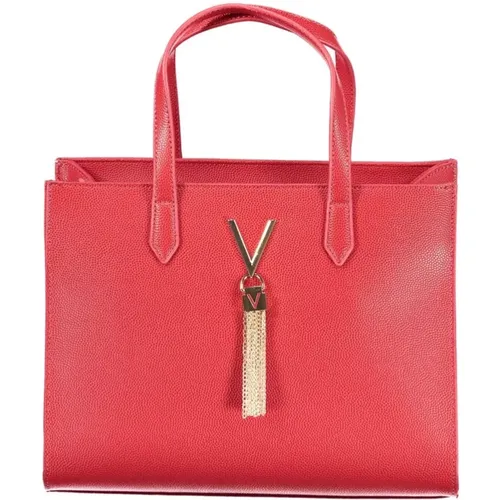 Rote Polyethylen-Handtasche - Valentino by Mario Valentino - Modalova