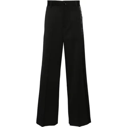 Straight Leg Wool Trousers , male, Sizes: L, M, S - MM6 Maison Margiela - Modalova