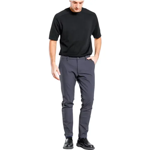 Schmale Passform Dunkelgraue Chino Hose , Herren, Größe: 2XL - Mason's - Modalova