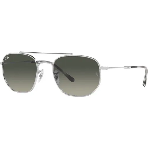 Metal Sunglasses in Silver with Grey Lenses , unisex, Sizes: 54 MM - Ray-Ban - Modalova