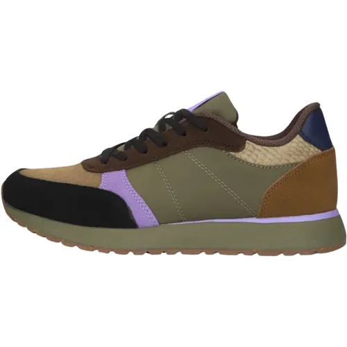 Elegante Multi-Color Low Top Sneakers , Damen, Größe: 39 EU - Woden - Modalova