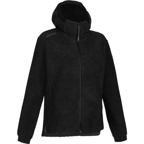 Gemütlicher Thermohoodie in Schwarz , Damen, Größe: XL - LaMunt - Modalova