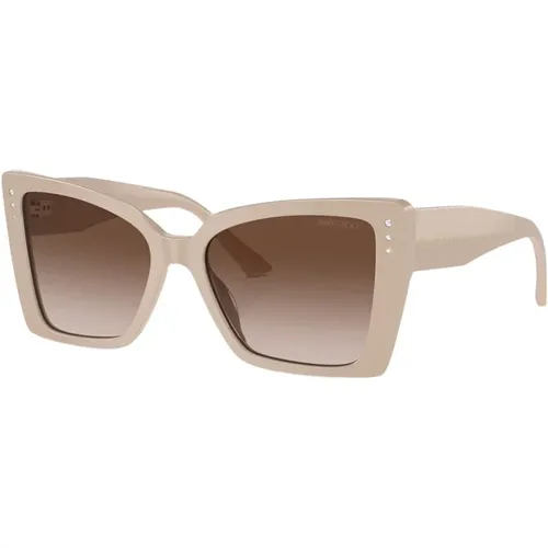 Brown Shaded Sonnenbrille , Damen, Größe: 55 MM - Jimmy Choo - Modalova