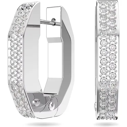 Damen Kreolen Dextera Achteckform Weiß Dextera 5618307 - Swarovski - Modalova