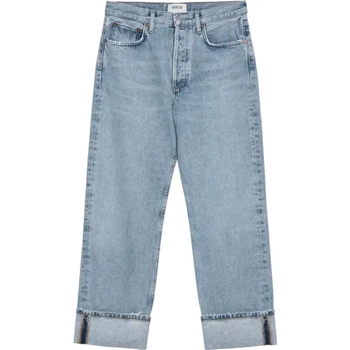 Lockerer Fit Boyfriend Jeans , Damen, Größe: W26 - Agolde - Modalova