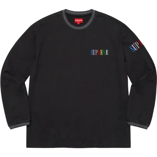 Limitierte Auflage Multi Color Logo Top Schwarz - Supreme - Modalova