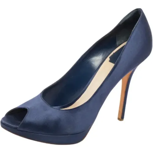 Pre-owned Satin heels , female, Sizes: 7 1/2 UK - Dior Vintage - Modalova