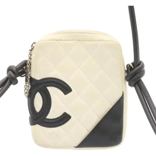 Gebrauchte weiße Leder Chanel Umhängetasche - Chanel Vintage - Modalova