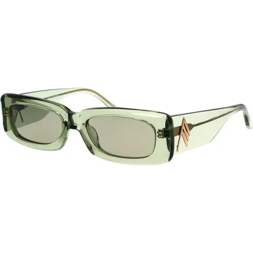 X Linda Farrow Mini Marfa Sunglasses , female, Sizes: 52 MM - The Attico - Modalova