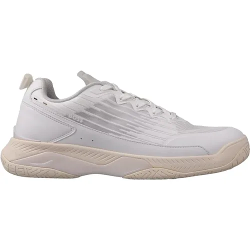 Sneakers with Polyester Composition , male, Sizes: 9 UK, 11 UK, 6 UK, 10 UK, 8 UK, 7 UK - Hugo Boss - Modalova