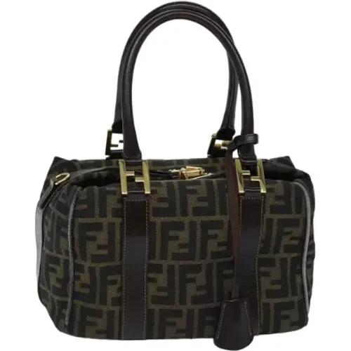 Pre-owned Canvas handbags , female, Sizes: ONE SIZE - Fendi Vintage - Modalova