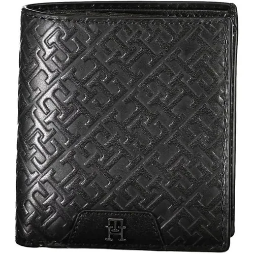 Elegant Leather Wallet with Two Compartments , male, Sizes: ONE SIZE - Tommy Hilfiger - Modalova