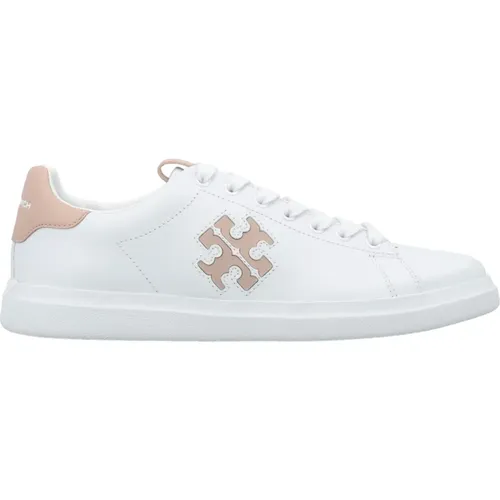 Pink Sneakers Double T Howell Court , female, Sizes: 3 UK, 3 1/2 UK, 4 UK - TORY BURCH - Modalova