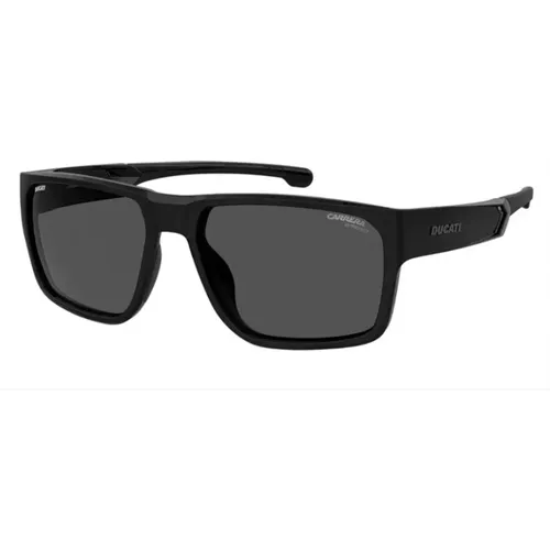 Schwarzer Rahmen Graue Linse Sonnenbrille - Carrera - Modalova